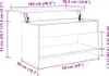 vidaXL Stolik kawowy biały wysoki połysk 102x50x52,5 cm Podgląd zdjęcia produktu 7