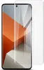 A screen protector is shown on top of a smartphone. Produktbild-Vorschau