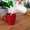 Porcelanowy dzbanek na mleko z uchwytem i praktyczną Podgląd zdjęcia produktu 8