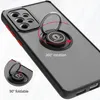 A close-up view of a phone case with a ring holder attached, showcasing its features. Produktbild-Vorschau