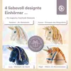 Bieco Drevené koníky pre deti, jednorožce, dúhový motív | Náhľad obrázku produktu 12