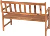 Gartenbank Akazie Bank Sitzbank Holzbank Parkbank 2-Sitzer Produktbild-Vorschau 2