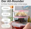 classbach® Frischhaltedosen Glas mit Deckel | 9er Set | für Produktbild-Vorschau 15