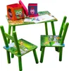 Kindertisch mit Stühlen Kinder Sitzgruppe Dino Motiv bunt Produktbild-Vorschau 2