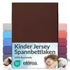 Jersey Spannbettlaken 80x160 - 80x180 cm, 100% Baumwolle Produktbild-Vorschau 1