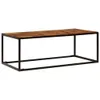 Couchtisch 110x60x40 cm Massivholz Akazie und Stahl Produktbild-Vorschau 2