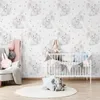 Tapeta Abstrakcja Ścienna idealna do pokoju dziecka króliki Podgląd zdjęcia produktu 2