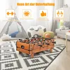 Table de jeu 4 en 1 : baby-foot, billard, tennis de table, Voir les images du produit 4