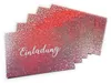 10 Klapp-Einladungskarten Rot Glitzer inkl. 10 weißen Produktbild-Vorschau 5