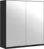 vidaXL Spiegelschrank Schwarz 64x20x67 cm Holzwerkstoff Produktbild-Vorschau 4