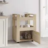 vidaXL Kuchyňský vozík Sonoma Dub 60x45x80 cm výrobek ze Náhled obrázku produktu 3