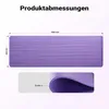 Wiltec Yogamatte violett 180x60x1,5cm Turnmatte Produktbild-Vorschau 3