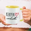 Huuraa Kaffeetasse Kerpen verliebt 330ml Gelb Keramik Produktbild-Vorschau 3
