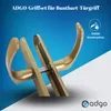 A marketing image showcasing a door handle set against a gradient blue and white background. Anteprima dell’immagine prodotto