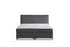 VELAR Boxspringbett mit bettkasten "TEDDY", 160 cm, Grau Produktbild-Vorschau 2