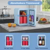 Puluomis Mini Kühlschrank 4L mit LED Spiegel tragbar für Produktbild-Vorschau 7