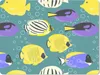 MuchoWow® Mauspad Mousepad Muster - Fisch - Wasser 23x19 cm Produktbild-Vorschau 1