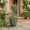 Teramico Keramik Pflanzkübel "Round Plain" Grün - Ø 38cm Produktbild-Vorschau 2
