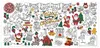Kleurplaat tafelkleed Kerstmis, 183 x 86 cm, knutselposter, Productafbeelding-voorbeeld 8