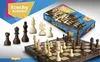 Holz Schach: Klassiek strategiespel + CASE Productafbeelding-voorbeeld 4