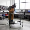 Relaxdays lasbank met 4 wielen en remmen, werkbank met Productafbeelding-voorbeeld 3