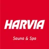 A red background with the brand name HARVIA and the tagline Sauna & Spa in white text. Produktbild-Vorschau