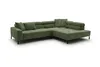 KAWOLA Sofa OHIO Ecksofa Feincord olivgrün mit motorischem Produktbild-Vorschau 5