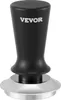 A black and silver coffee tamper against a white background. Produktbild-Vorschau