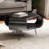 WOHNLING Couchtisch 60x60x35 cm Mango Massivholz Metall Produktbild-Vorschau 1