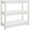 vidaXL Konzolový stolek bílý 80x40x74 cm Masivní borovicové Náhled obrázku produktu 1