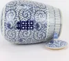 Fine Asianliving Chinesische Deckelvase Blau Weiß Porzellan Produktbild-Vorschau 2