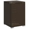vidaXL Propan-Tank-Verstecktisch Braun 40x40x60 cm Poly Produktbild-Vorschau 1