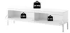 Selsey Bemmi - Mobile TV, bianco con struttura in metallo Anteprima dell’immagine prodotto 6