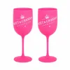 Set di 2 bicchieri da champagne rosa in plastica – Anteprima dell’immagine prodotto 1