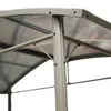A close-up view of the metal frame and translucent roof of a grill pavilion. Anteprima dell’immagine prodotto