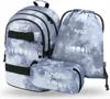 BAAGL Skate NASA Grey Rucksack-Set 3tlg: Rucksack, Produktbild-Vorschau 1
