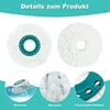 4 Stück Mikrofaser Ersatzkopf für alle Leifheit Clean Twist Produktbild-Vorschau 3
