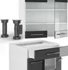 Singleküche Vicco Fame-Line Anthrazit Hochglanz/Weiß 140 cm Produktbild-Vorschau 8