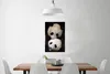 MuchoWow® Poster Panda - Tierfreunde - Schwarz 40x60 cm - Produktbild-Vorschau 2