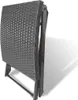 vidaXL Tabouret pliant Poly rotin noir Voir les images du produit 3