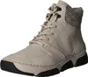 A single beige high-top sneaker boot is shown against a white background. Anteprima dell’immagine prodotto
