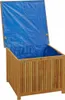vidaXL Coffre de jardin 75x75x58 cm bois massif acacia Voir les images du produit 9