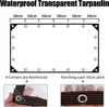 (2*2M) Transparente Plane mit Ösen, wasserdichte Plane, Produktbild-Vorschau 7