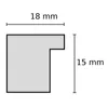 ZEP Regent 4 Passepartout  13x18 Holz Bilderrahmen weiß    Produktbild-Vorschau 11