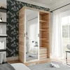 IDOHOME-Zweitüriger Schiebetürenschrank mit Spiegel PEDRI Produktbild-Vorschau 3