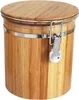 1 Liter Bambus-Holz Vorrats-Dose aromadicht Bügelverschluss Produktbild-Vorschau 1