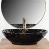 Umywalka nablatowa REA Pamela Black Marble Shiny Podgląd zdjęcia produktu 3