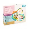 The image shows the packaging of a baby piano fitness rack with a baby lying on the mat. Produktbild-Vorschau