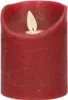 A close-up of a red LED candle with a flickering flame. Náhled obrázku produktu