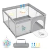 LZQ Laufstall Baby 127x127cm, Laufgitter Baby Absperrgitter Produktbild-Vorschau 16